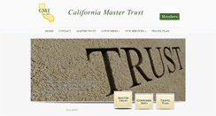 Desktop Screenshot of californiamastertrust.com
